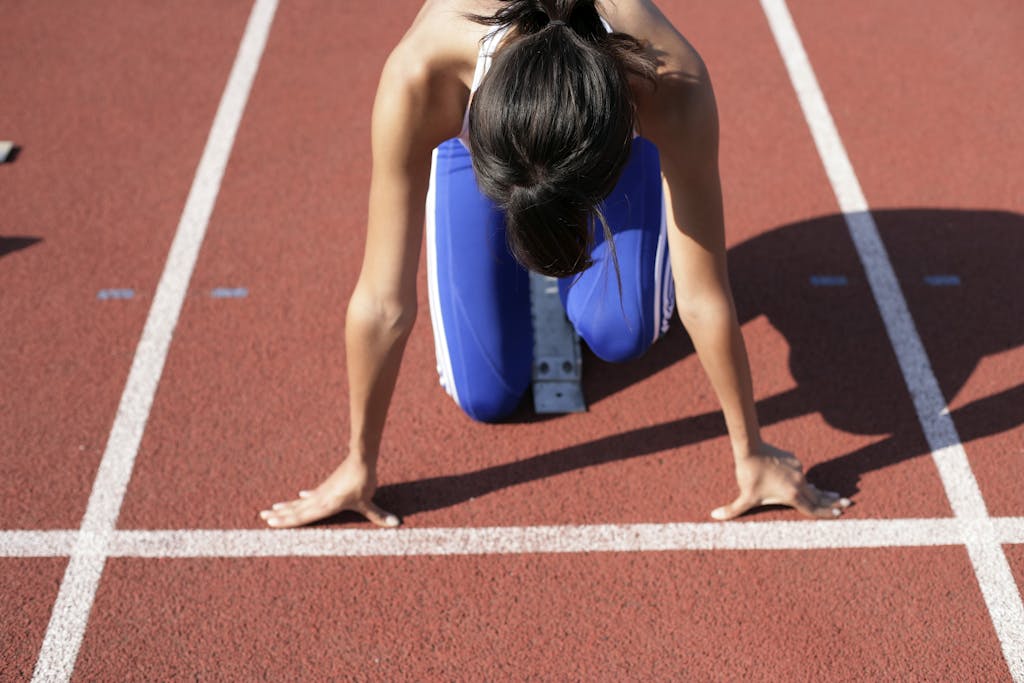 Runner at the Starting Line